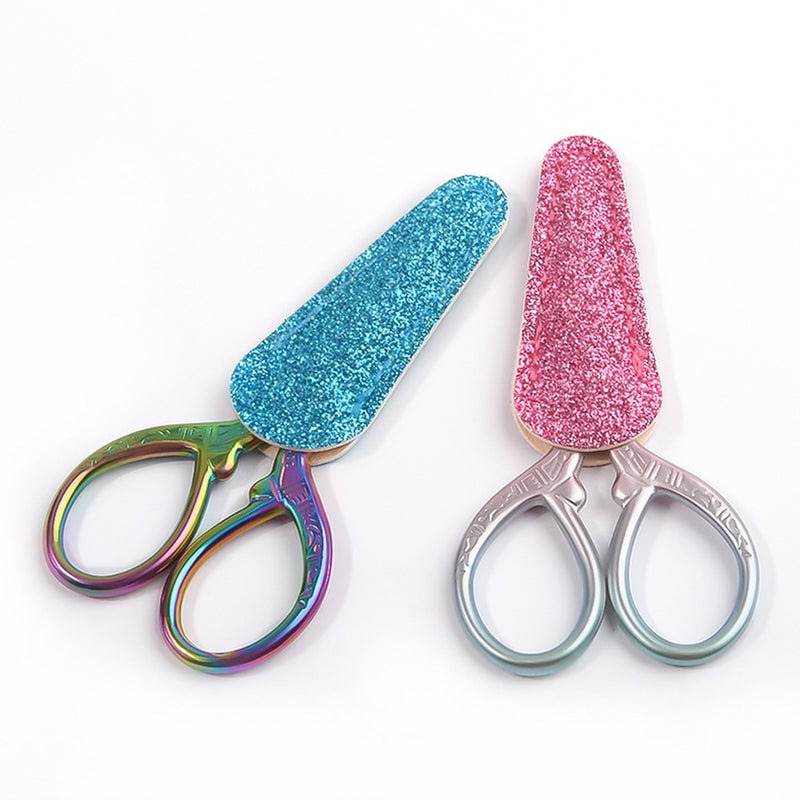 2 pcs Nail Scissor Covers Manicure Scissor Protective Cover Scissor Glitter Cover - Image 5