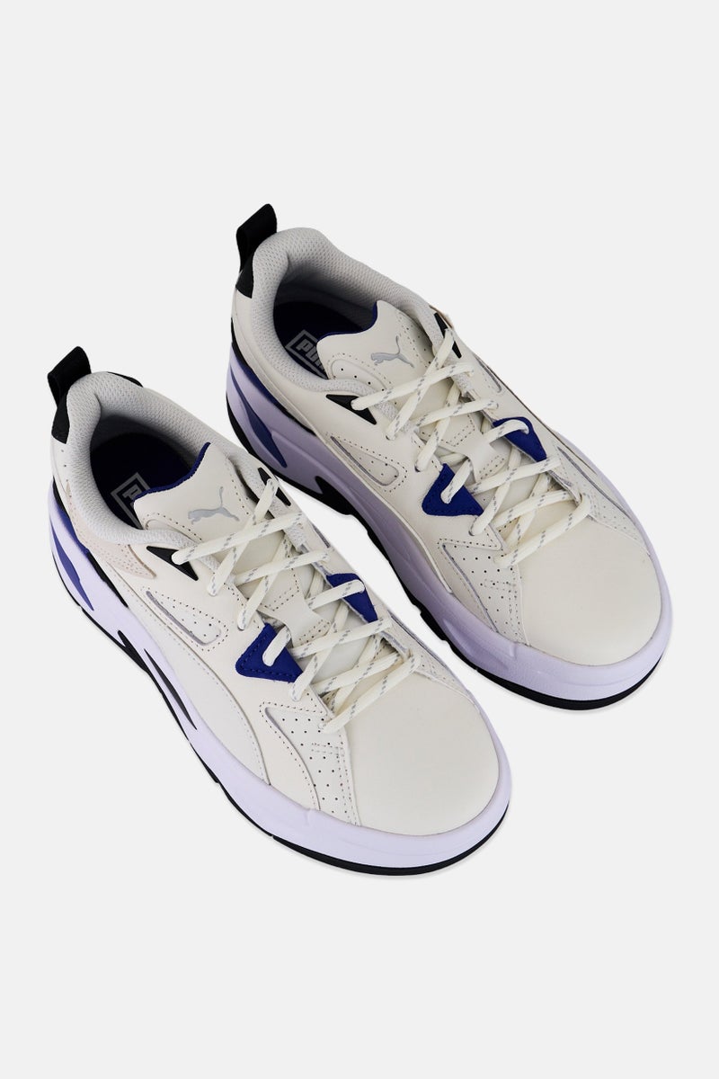 PUMA أحذية نسائية بلستر مزودة بأربطة للخارج، بيضاء - Image 4