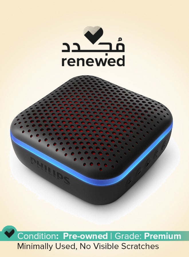 Philips Renewed - Small Bluetooth Speakers Portable Wireless - Black - Image 1