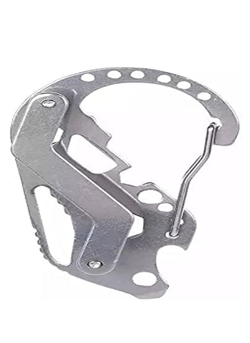 Generic - Multifunctional stainless steel keychain for car, office and home-from Rana store - Image 1