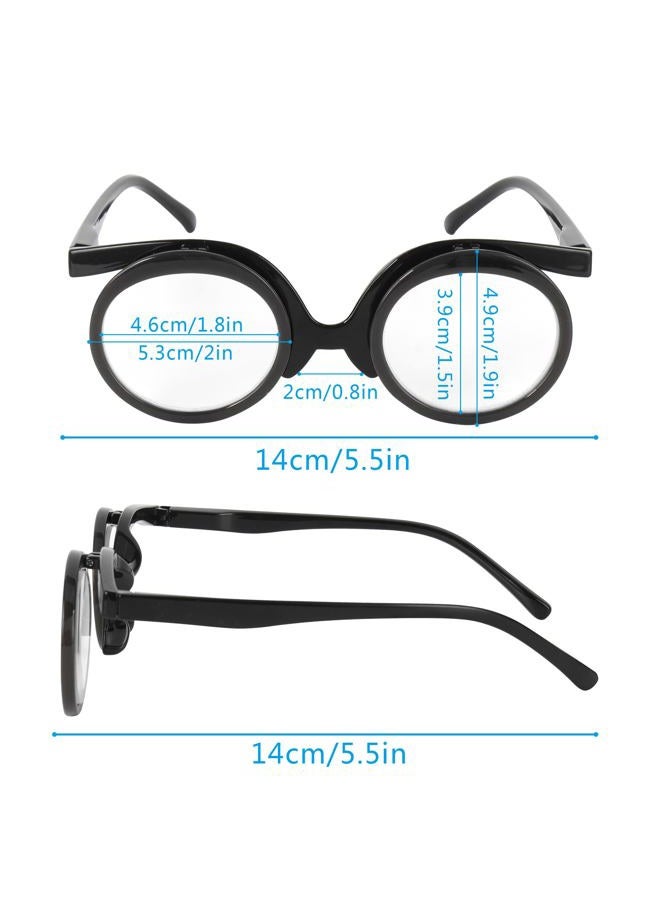 AISI Makeup Reading Glasses For Women Cosmetic Readers Flip Up Double Lens Magnifying Eyeglasses - Image 5