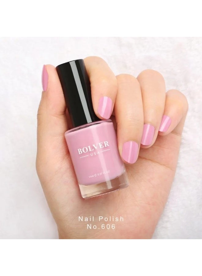 Bolver Light Purple Nail Polish 606 - Pink - Image 1