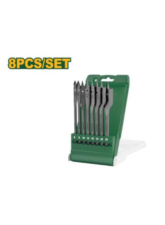 Jadever JADEVER FLAT MOUTH SET FOR WOOD 8 pcs JDWF6B08 - Image 2