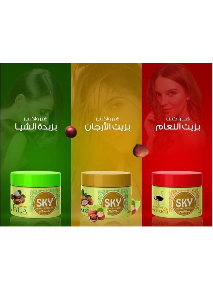 SKY Hair Wax With Ostrich Oil 140gm - Image 5