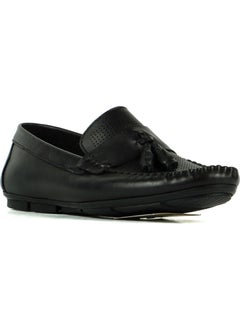 Hammer Jack 9040 Black Color Leather Casual Men's Shoes  - Image 2