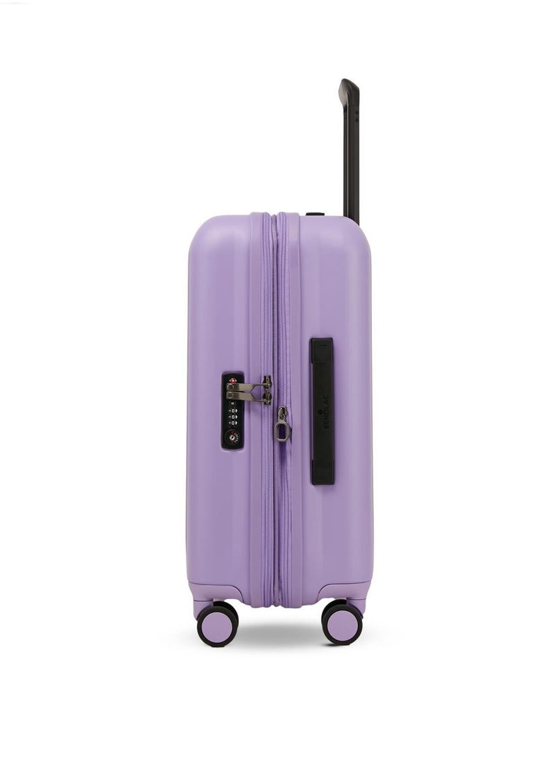 Echolac - Amos Pro 54cm Cabin Luggage Trolley Violet Tulip - Image 1