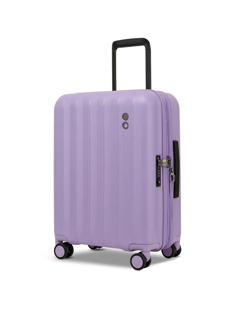 Echolac Amos Pro 54cm Cabin Luggage Trolley Violet Tulip