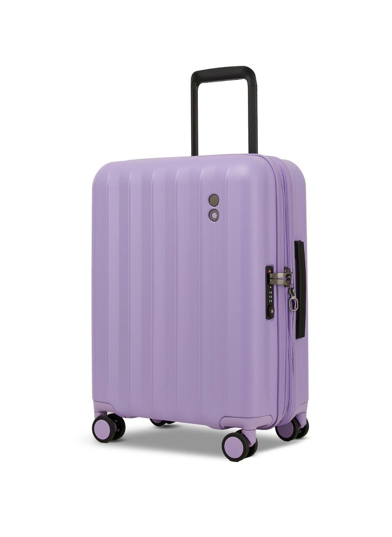 Echolac - Amos Pro 54cm Cabin Luggage Trolley Violet Tulip - Image 1