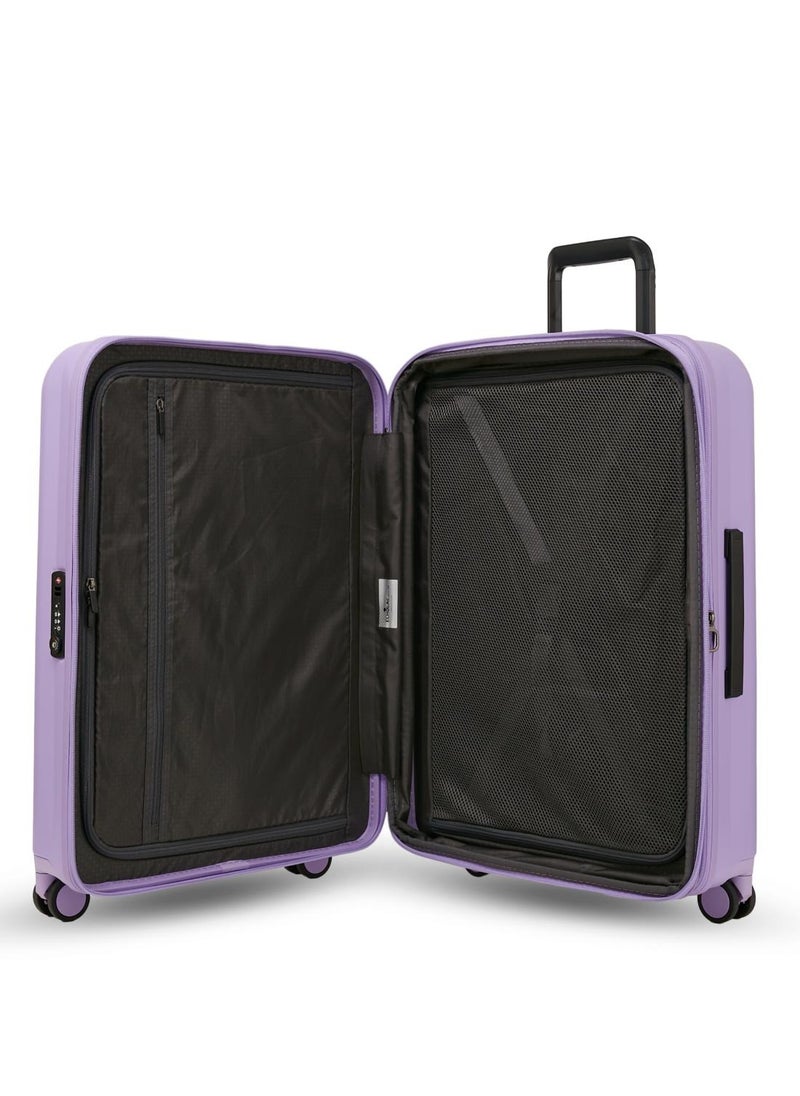 Echolac - Amos Pro 54cm Cabin Luggage Trolley Violet Tulip - Image 1