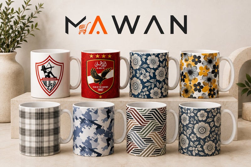 Mawan Unique Coffee Mug with a Mother's Day Print, Perfect for a Creative Gift for Mother's Day, Birthdays, and Holidays, Ceramic, White, by Witsi Glassware & Gifts - Image 4