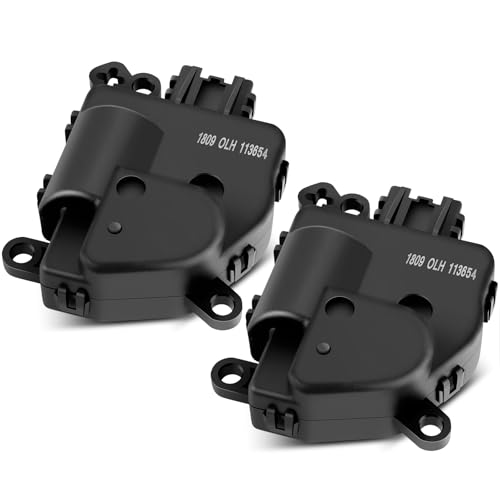 LUJUNTEC 2-Pack A/C HAVC Heater Blend Door Actuator Replacement for Ford/for Lincoln/for Mercury 2004-2018 - Direct Fit 604-228 4F2Z19E616FA - Air Recirculation & Temperature Control Motor Assembly - Image 1