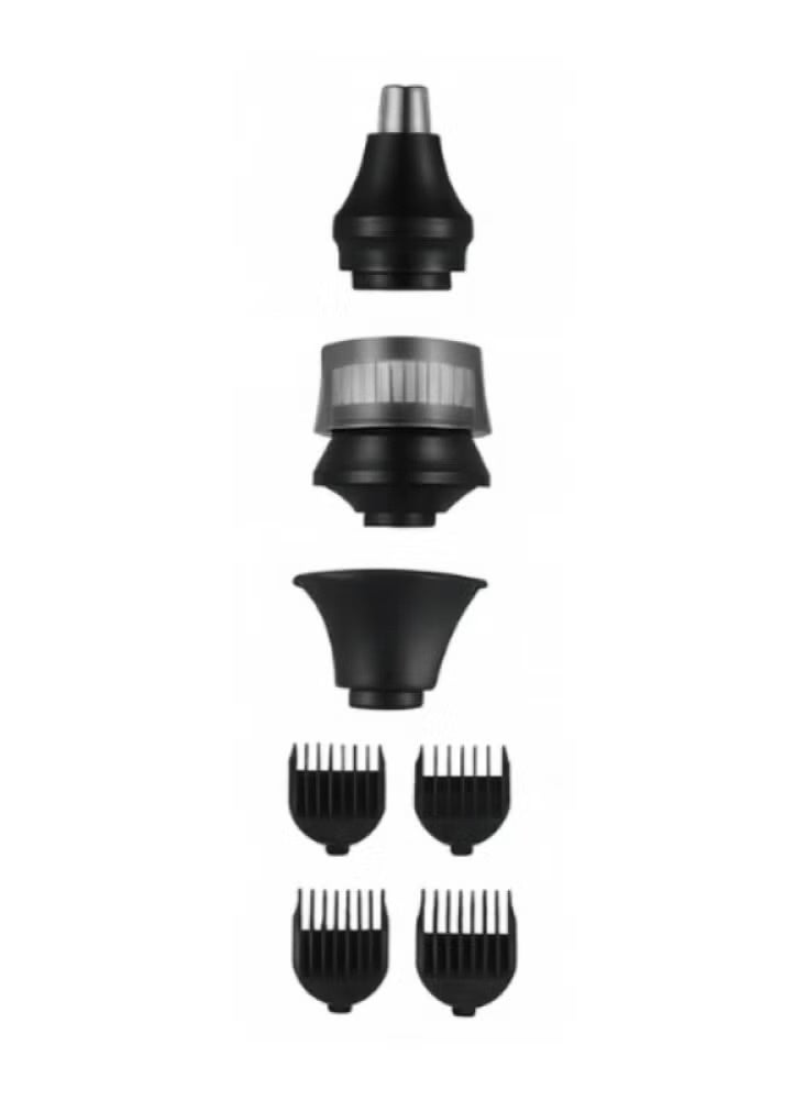 Denx Electric shaver with multiple attachments for shaving, trimming, and cleaning the nose and ears - Image 3