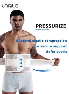 Tummy tuck belt belt - Waist Training Band Waist Trimmer Weight Loss Workout Fitness Back Support Band - Adjustable Belly Slimming Belt 105 Centimeter