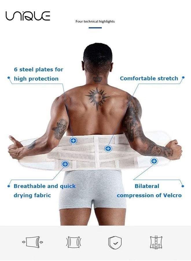 Unique - Tummy tuck belt belt - Waist Training Band Waist Trimmer Weight Loss Workout Fitness Back Support Band - Adjustable Belly Slimming Belt 105 Centimeter - Image 1