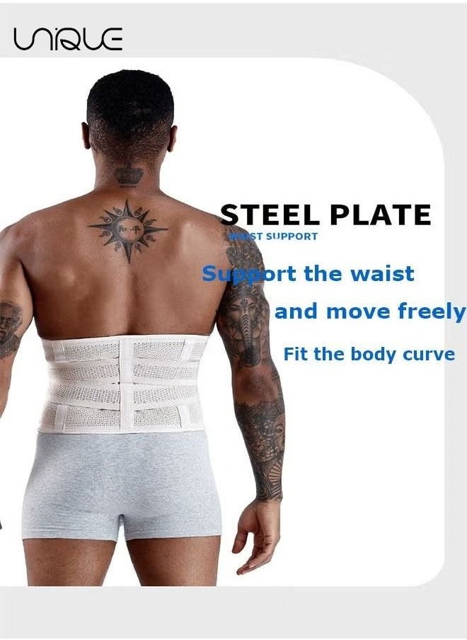 Unique - Tummy tuck belt belt - Waist Training Band Waist Trimmer Weight Loss Workout Fitness Back Support Band - Adjustable Belly Slimming Belt 105 Centimeter - Image 1