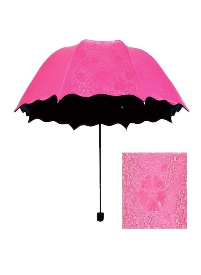 Packcy Color Changing Magic Umbrella for Sun & Rain | Auto Open Folding Umbrella with Cute Water Reveal Patterns - Image 4
