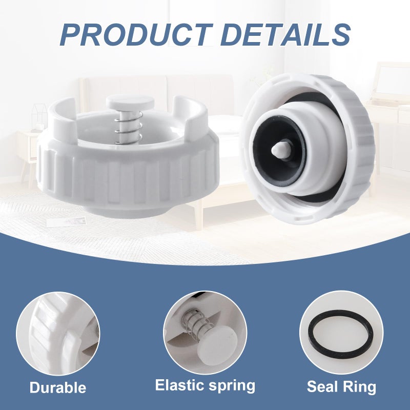 UYZO 2 Pcs Bottle Valve Cap Fit for MoistAir Humidifiers EA1407, HD1407, HD1409, EA14070, HD14070, Replacement Parts ESK509229-1, ESK819024, ESK822419-2, CAP291 - Image 3
