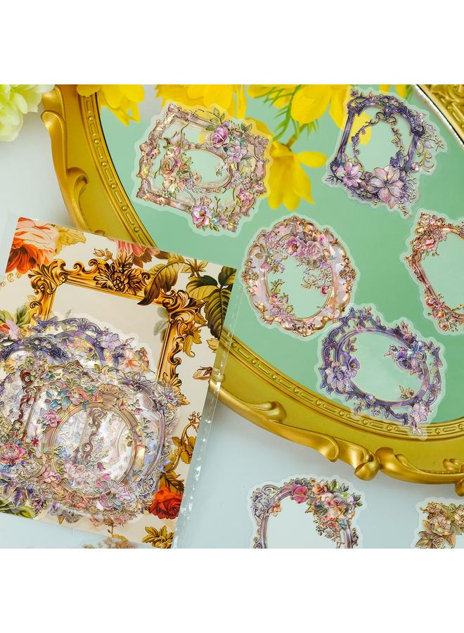 Bluejw Sell 30 New Flower Manor Flower Frame Series Pet Stickers Waterproof Material Decorative Stickers Mobile Phone - Image 2