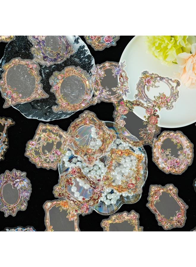 Bluejw Sell 30 New Flower Manor Flower Frame Series Pet Stickers Waterproof Material Decorative Stickers Mobile Phone - Image 1