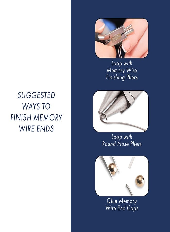 Beadalon Carbon Steel Memory Wire, Round, Necklace, Silver Plated, 0.5 oz, Approx. 18 coils - Image 3