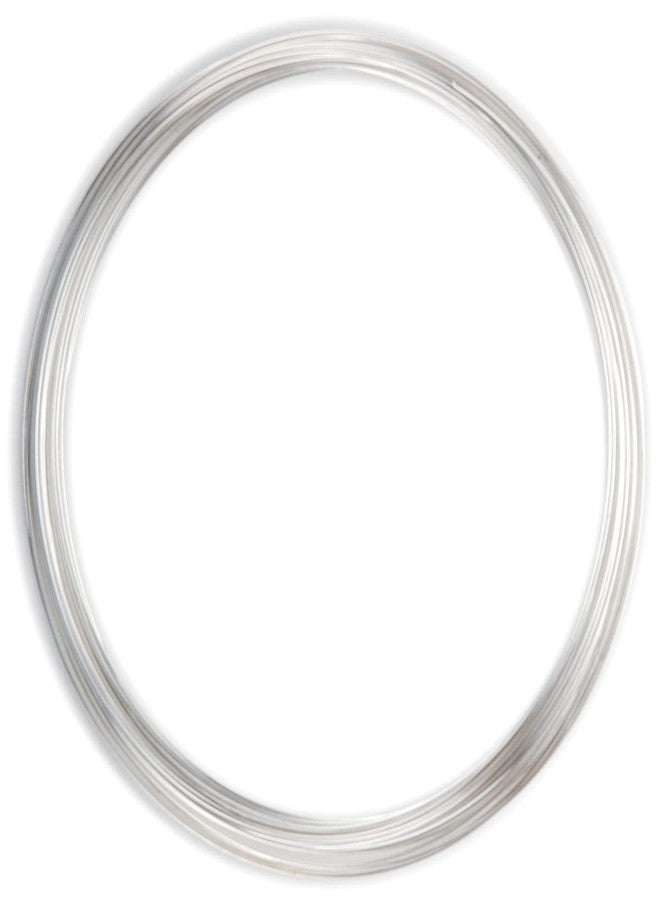 Beadalon Carbon Steel Memory Wire, Round, Necklace, Silver Plated, 0.5 oz, Approx. 18 coils - Image 2