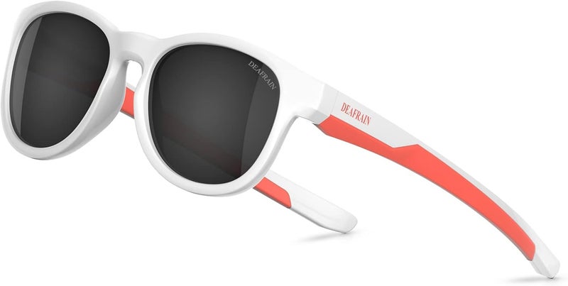 DEAFRAIN Store Kids Polarized Sunglasses for Boys Girls TPEE Flexible Frame Sports Baseball Running Cycling Glasses for Age 5-13 - Image 1