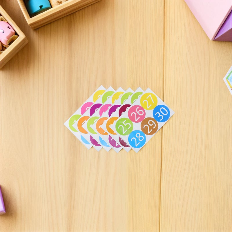 12 pcs Line Up Spots for Classroom Floor - Consecutive Number Labels Self-Adhesive Number Stickers Floor Classroom Spots for Preschool Kindergarten Teachers 9CM - Image 5