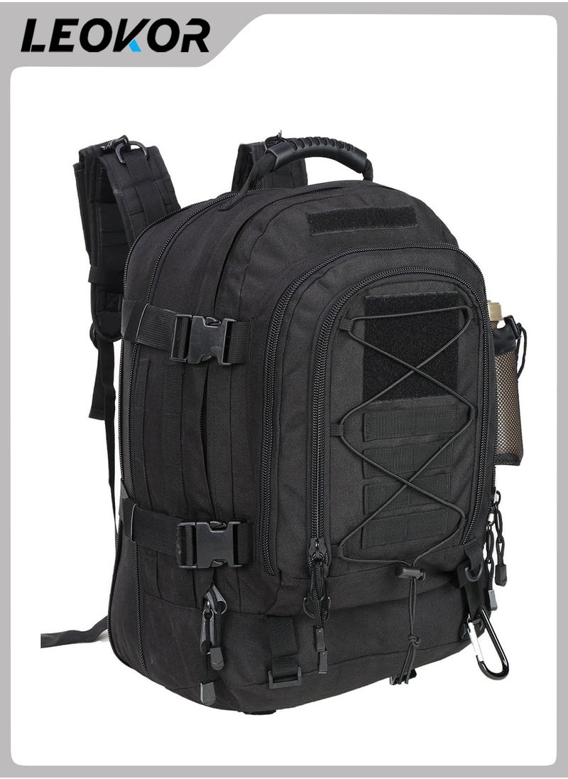 Outdoor Tactical Backpack,Military Rucksack Large Laptop Daypack for Hiking/Camping/Fishing/Hunting/Fitness/School