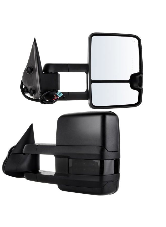 ECCPP Towing Mirrors High perfromance Automotive Exterior Mirrors Power Heated Turn Signal Replacement fit for 2003-2007 for Silverado for Sierra for Chevy for gmc 1500 2500 3500(07 New Body Style) - Image 1