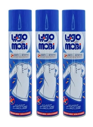 Mobi spray to get rid of static electricity on clothes, 300 ml, 3 pieces - pzsku/ZA26F03C6CB92038543CFZ/45/1750575901/821d5af3-ff8a-4b64-bb17-3f33eab5af64