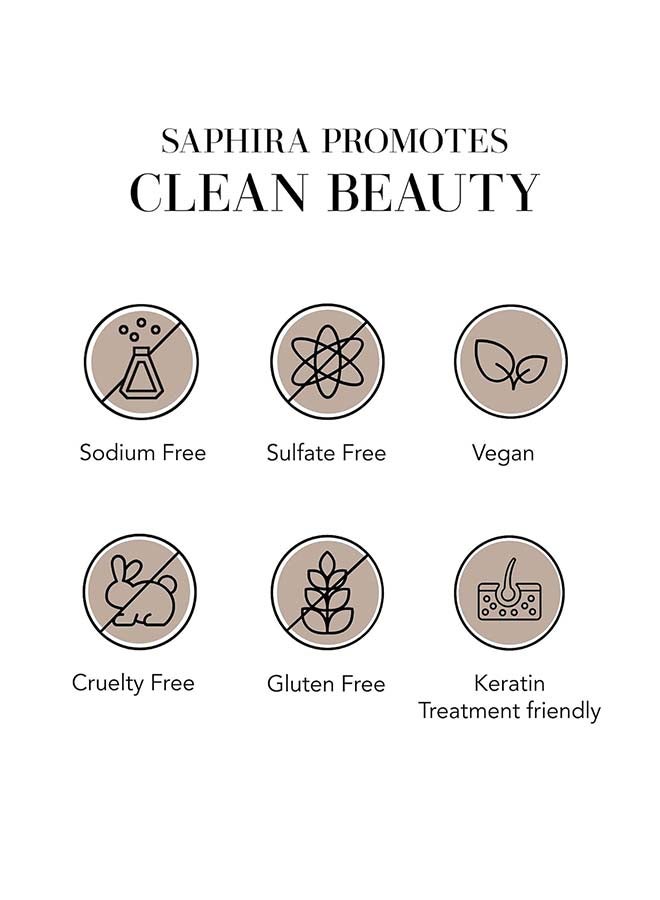 Saphira Mineral Moisturizing Shampoo, Hydration And Shine For Dry, Damaged, Permed or Chemically Treated Hair, 1L - Image 5