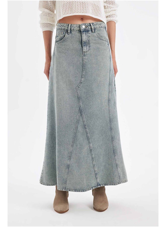 DeFacto - Woman Denim Fashion Fit Skirt - Image 1