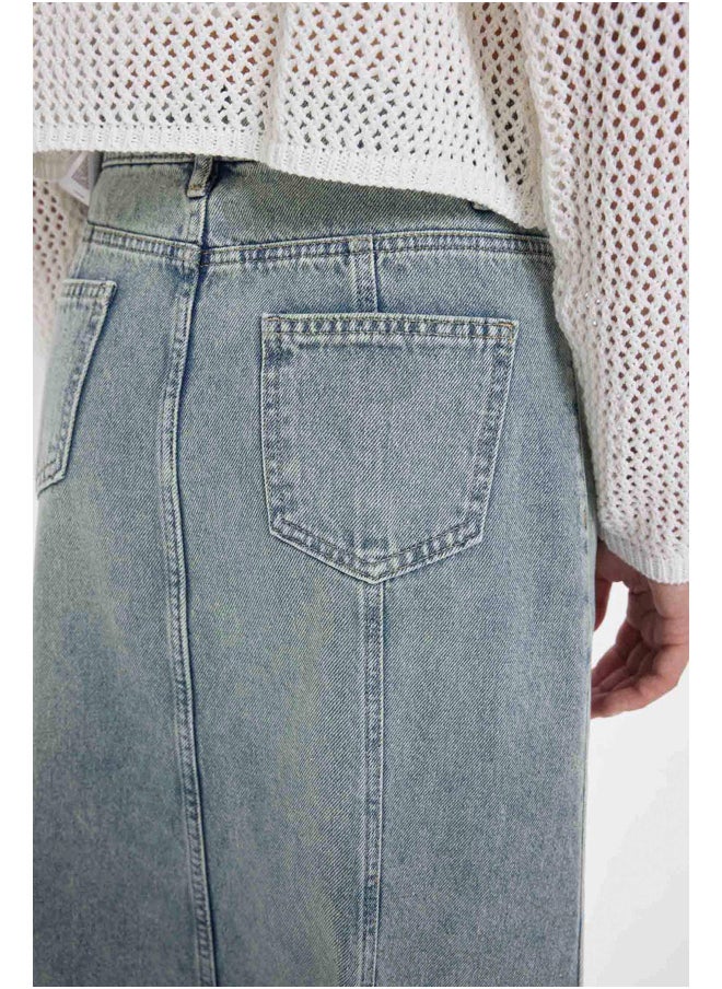 DeFacto - Woman Denim Fashion Fit Skirt - Image 1