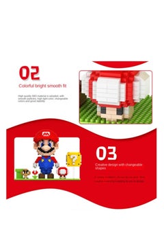 Y&D Super Mario Bros Building Bricks Set  DIY Block Building Set  Classic Mini Building Bricks Assembling Building Blocks Suitable  - Image 5
