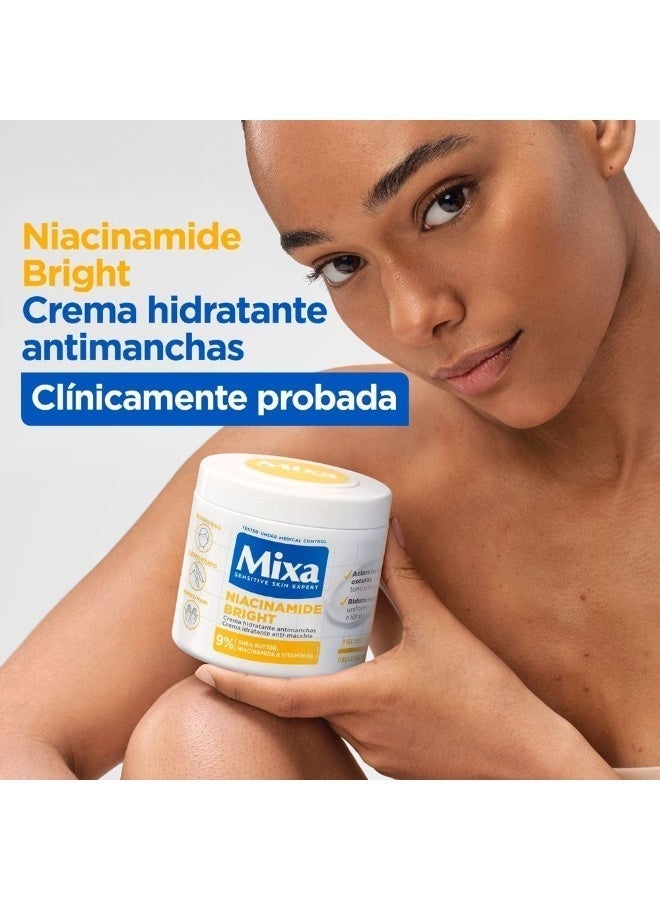Mixa Niacinamide Bright - 9% Shea Butter, Niacinamide & Vitamin Cg  – 400ml - Image 4
