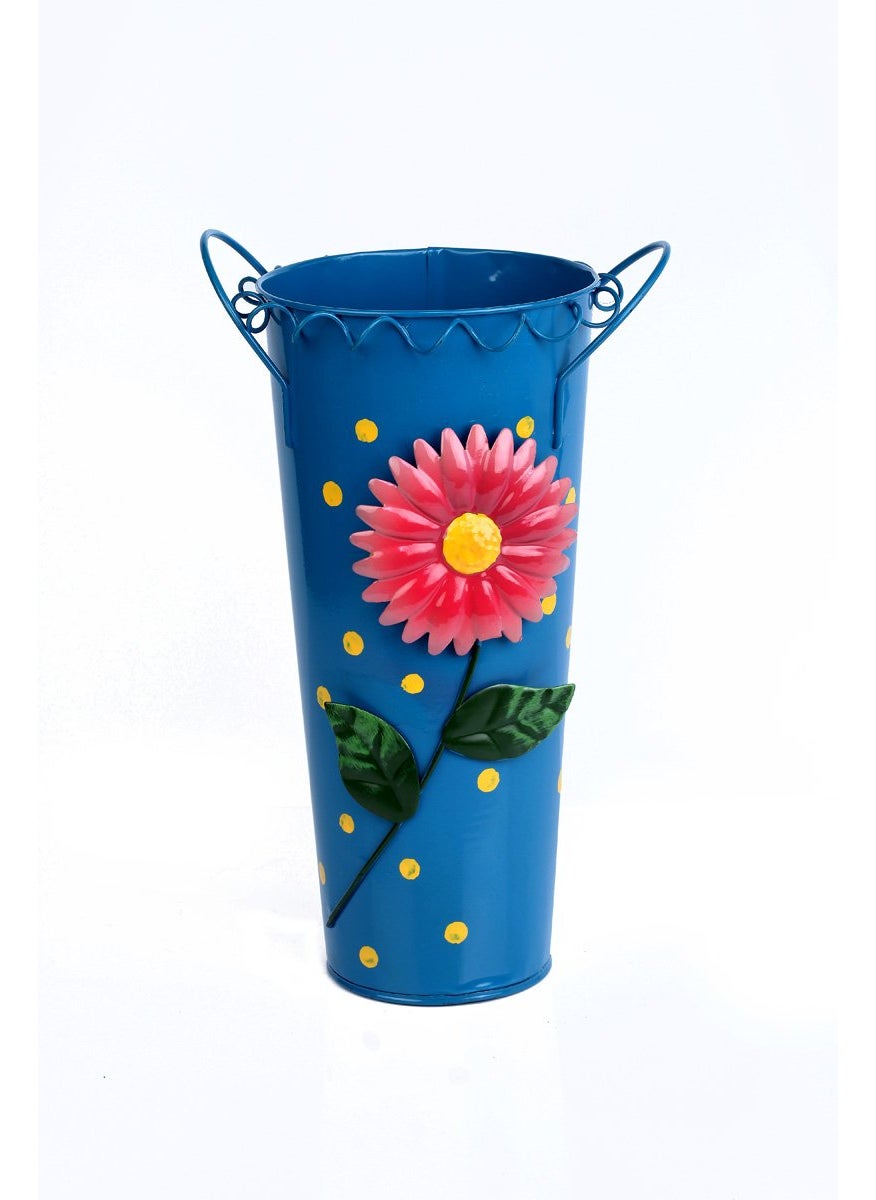 Wonderland Wonderland Flower vase/Bucket Blue(Home Decor, Gift Items)  - Image 2