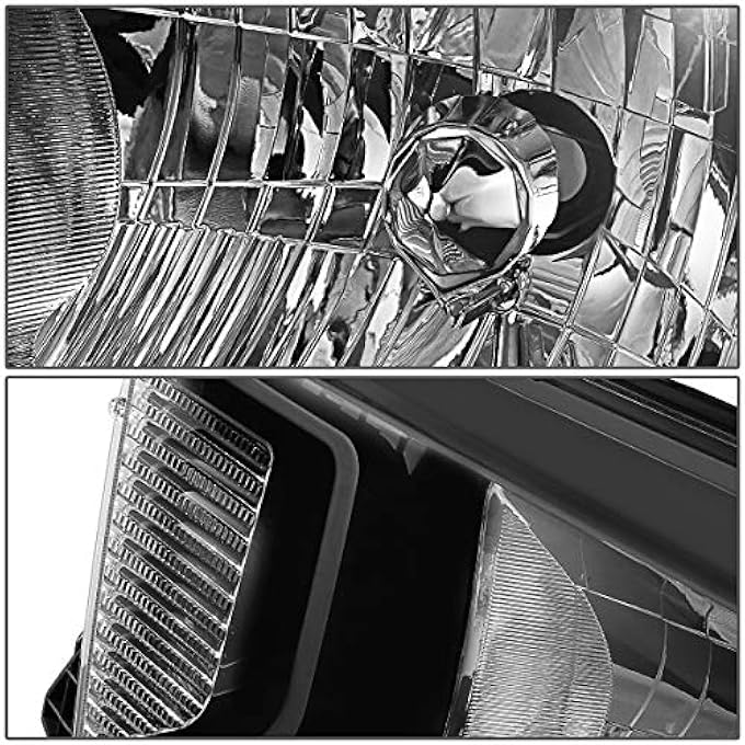 DNA MOTORING HlOhTtund14BkCl1 غطاء أسود شفاف لمصابيح أمامية بديلة لسيارة تندرا 1417 - Image 2