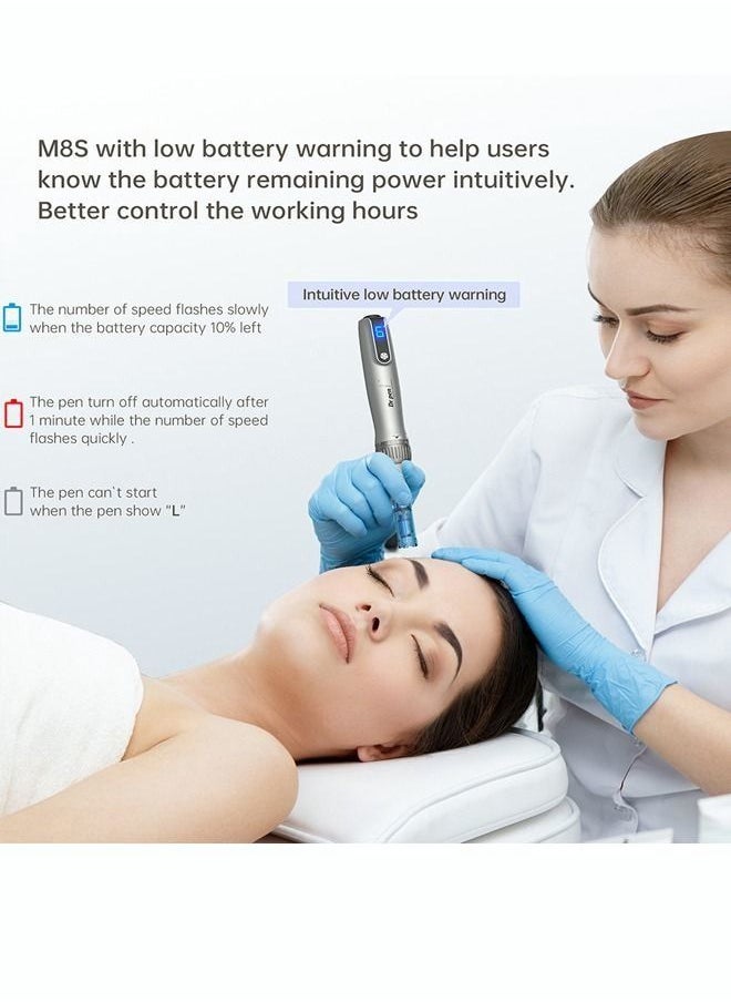 Dr.pen - Dr.pen M8S Wireless Microneedle Derma Microneedle Strip 10 Cartridges Skin Care and Beauty Instrument - Image 1