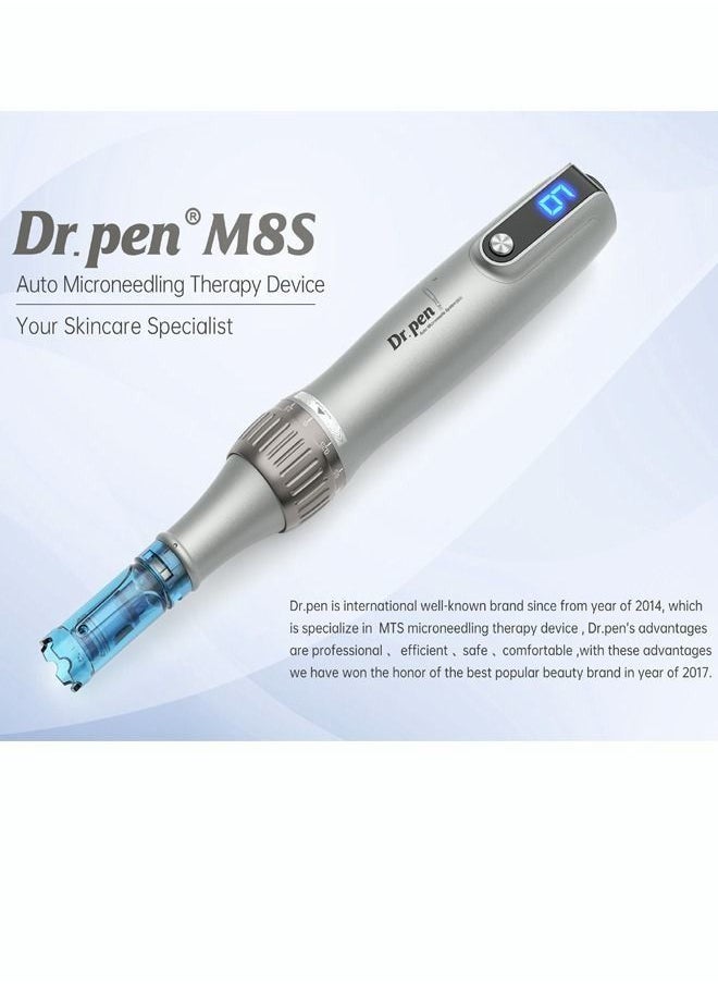 Dr.pen - Dr.pen M8S Wireless Microneedle Derma Microneedle Strip 10 Cartridges Skin Care and Beauty Instrument - Image 1