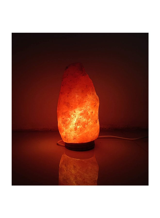 Alyashmac Himalayan Rock Salt Table Lamp Orange/Yellow/White 18 x 8cm - Image 2