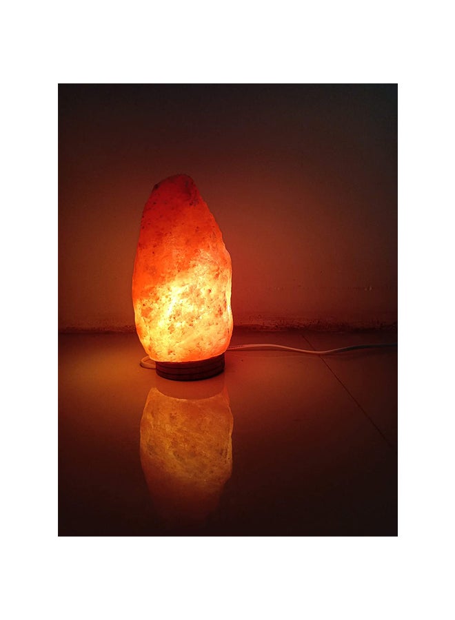 Alyashmac Himalayan Rock Salt Table Lamp Orange/Yellow/White 18 x 8cm - Image 3
