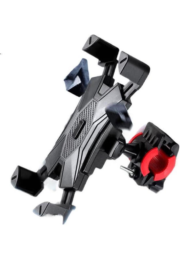 Stiger Rearview Mirror Electric Vehicle Mobile Phone Holder Motorcycle Mobile Navigation Fixer Battery Bike Takeaway Shockproof Navigation Car-Mounted Riding Special Mobile Phone Holder - Image 2