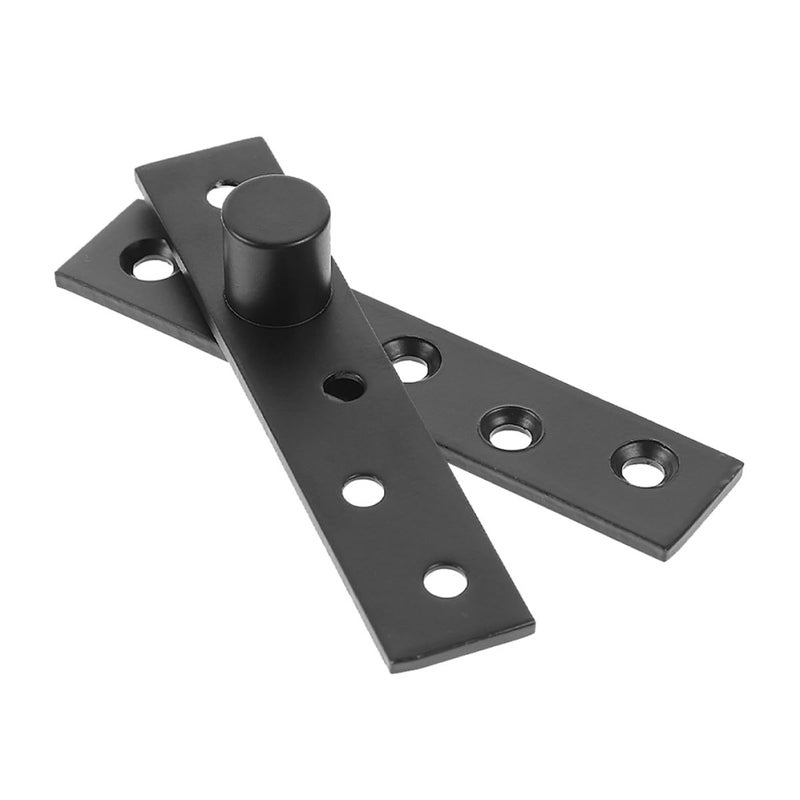 Heavy Duty Offset Door Pivot Hinge 360 Degree Rotating Concealed Black For Cabinet Shed - Image 2