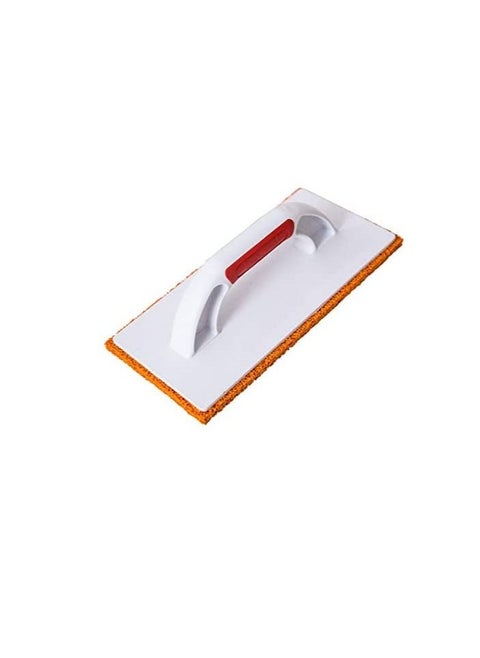Beorol Orange Rubber Sponge Float Features an ABS Handle which Makes Cleaning Grout more Comfortable - PS