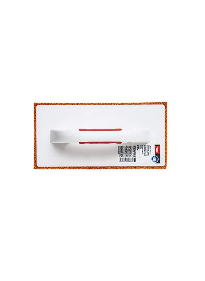 Beorol Orange Rubber Sponge Float Features an ABS Handle which Makes Cleaning Grout more Comfortable - PS