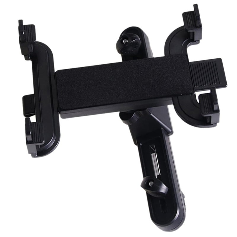 360 Rotating Car Headrest Tablet Holder Adjustable Mount For Backseat Travel Truck Use - Image 2
