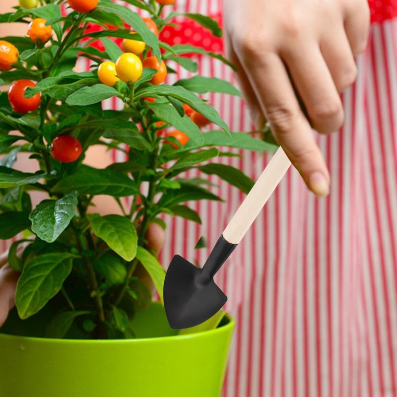 3 Piece Mini Garden Tool Set Hand Shovel Rake Digging Kit - Image 4