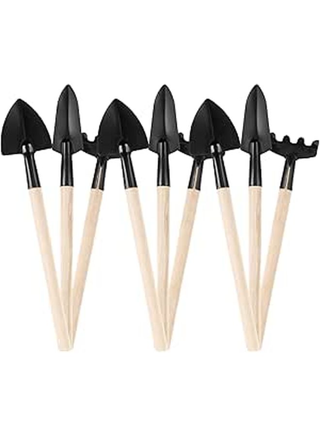 3 Piece Mini Garden Tool Set Hand Shovel Rake Digging Kit - Image 1