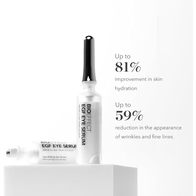 BIOEFFECT EGF Eye Serum with De-Puffer Rollerball, Anti-Aging, Moisturizing Contour Gel To Visibly Reduce Wrinkles, Puffiness, Fine Lines with Barley Growth-Factor Protein - Image 3