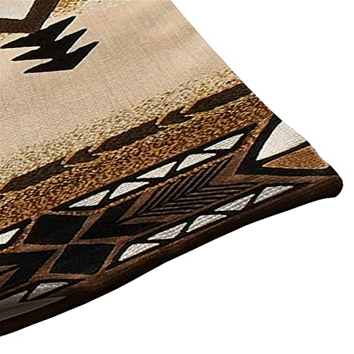 Solekla American Southwest Aztec Pillow Covers 12" x 20" Lumbar Pillow Covers Home Decorative Cotton Linen Cushion Case for Sofa Couch Housewarming Family Room Décor - Image 5